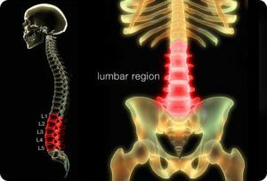 pain in the lumbar spine