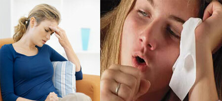 The first signs and symptoms of tuberculosis