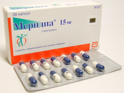 Meridia slankepiller. Brugsanvisning, pris