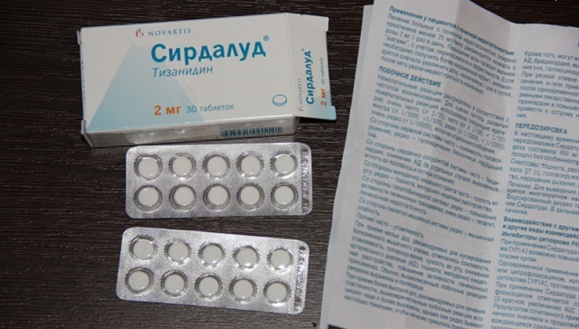 Upute za uporabu na lijeku Sirdalud: indikacije, recenzije