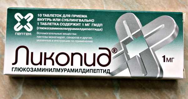 Likopid (Licopid) 1-10 mg. Návod k použití, cena, recenze