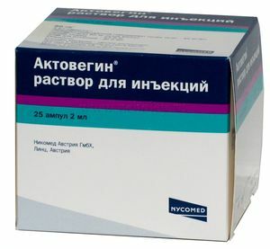 Actovegin for treatment of osteochondrosis