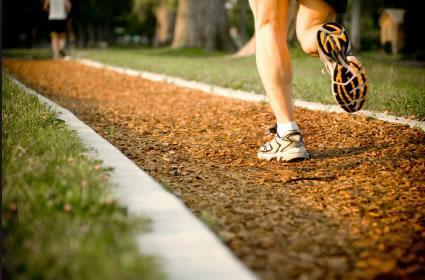 Courir pour la restauration du tendon