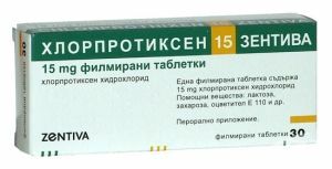 tabletės Chlorprothixen Zentiva