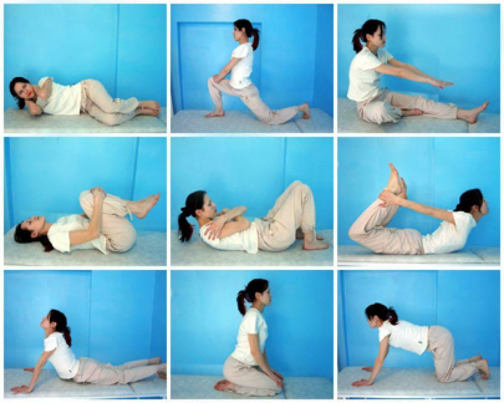 Exercises with a herniated disc of the thoracic spine