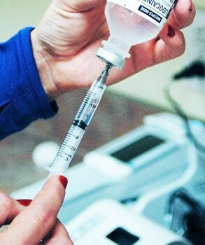 Use of a flu vaccine