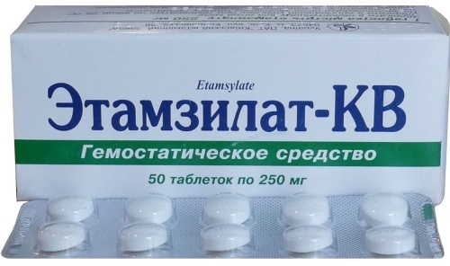Etamsylate tablets. Instructions for use, price, reviews