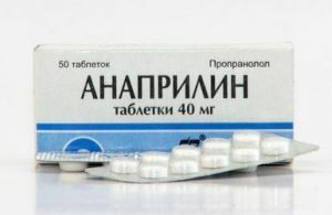 comprimidos de anaprilina