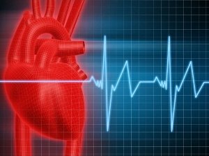 disturbance of rhythm and pain in the heart