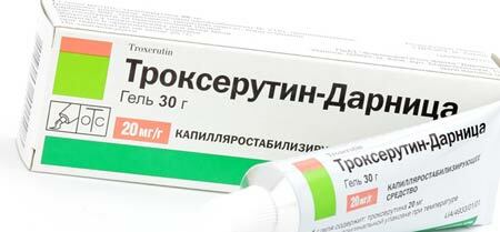 behandling med amning, salve Troxerutin