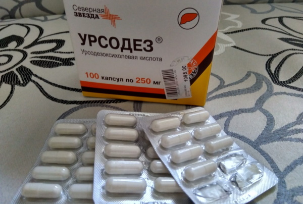 Ursodez 100 tabletten 250-500 mg. Gebruiksaanwijzing, prijs, beoordelingen