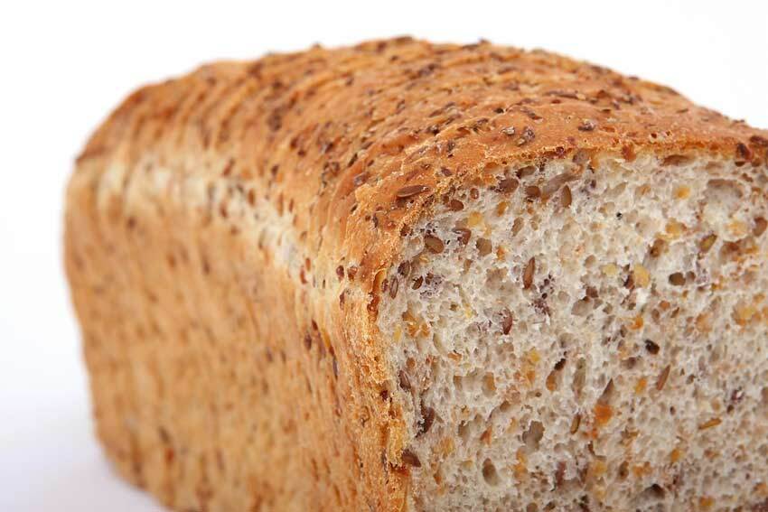 pão de farinha de linho