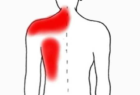 Ból pod lewą łopatką za plecami: przyczyny i leczenie