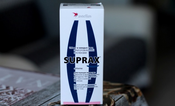 Suprax for children. Dosage in tablets, suspension, instructions for use