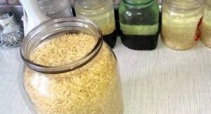 Reinigen van gewrichten uit zouten met rijst: bereiding en aanbevelingen