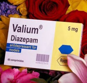 Valium in een doos