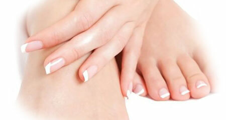 Treatment of nail fungus on hands