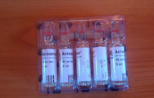 Actovegin in the form of injections