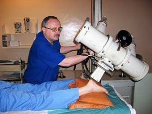 Röntgentherapie des Fußes