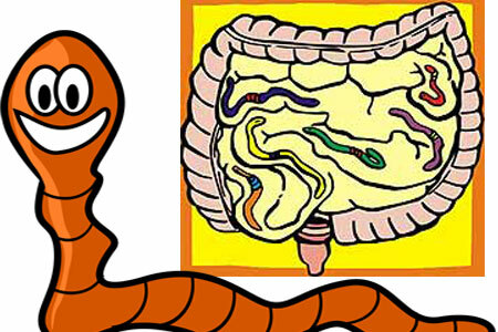 Symptomer på parasitter i menneskekroppen