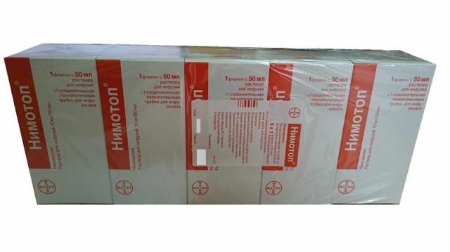 Farmaco anti-ischemico Nimotop: indicazioni, istruzioni, recensioni