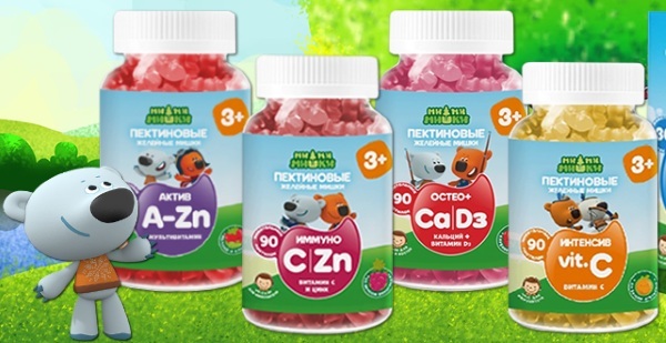 Be-be-bears vitamins for children. Instructions, manufacturer, composition