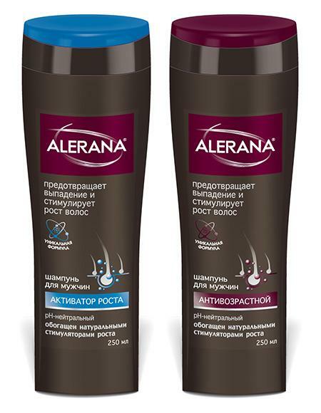 Alerana is a shampoo regenerating scales of strands and struggling with the cross-section of tips