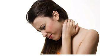Pain in cervical myositis