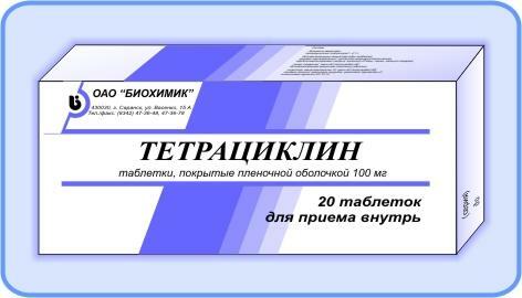 Tetracycline tablets