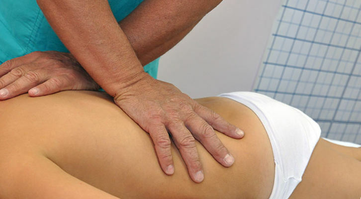 Massage for scoliosis of the first degree
