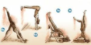 Yoga vježba sa scoliosis vrat