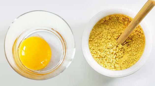 In addition to vinegar will need mustard powder and eggs