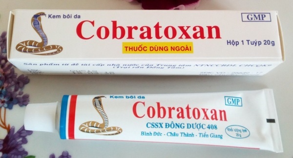 Ointment Cobratoxan Vietnam. Instructions for use, analogues, price