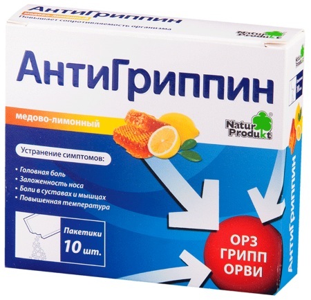 Cold and flu powders. List, which to choose, rating, prices