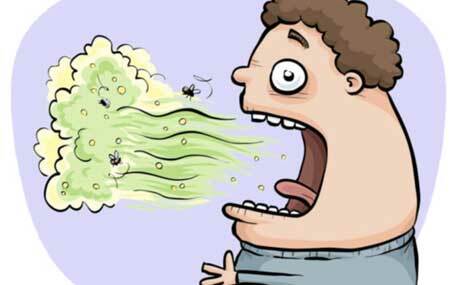 Causes of bad breath in adults