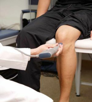 ultrasone invloed op de knie
