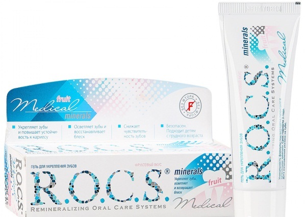 Gel ROCS remineralizing. Instructions for use, price, analogs, reviews