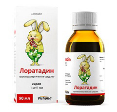 Syrup Loratadin for children - instructions for use
