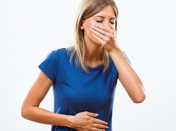 Nausea after ingestion. The reasons, which means the disease and treatment