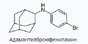 De formule van adamantylbroomfenylamine