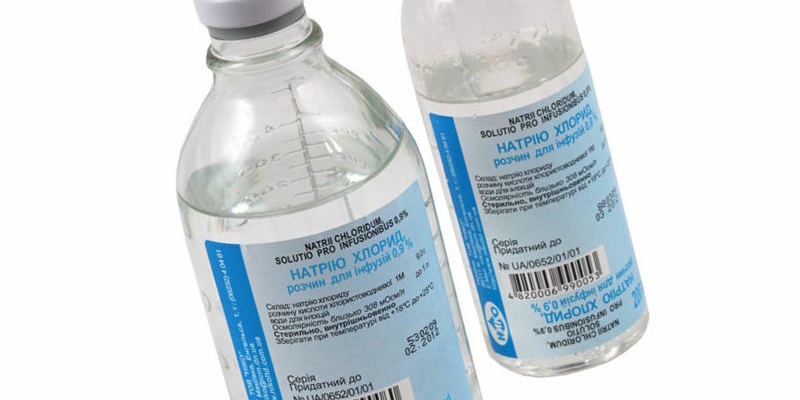 How to use saline solution for infusions and injections?