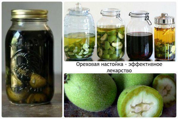 Nut tincture - an effective medicine in the treatment of ovarian cysts