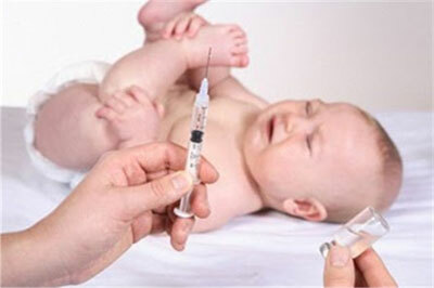 vaccinatie met difterie, foto