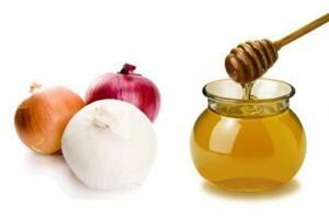 Uso de cebola, mel e sabão