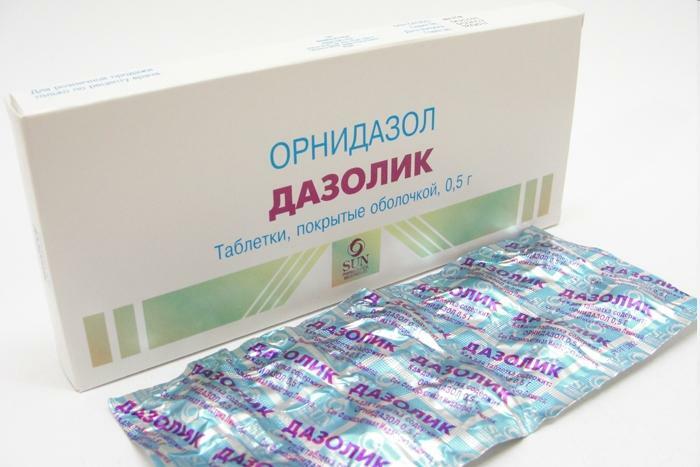 Dazolik es un medicamento antiprotozoario