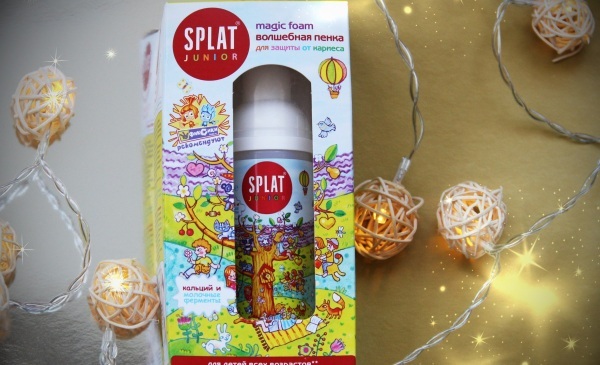 Splat foam (Splat) for children's teeth. Instructions for use, price, reviews