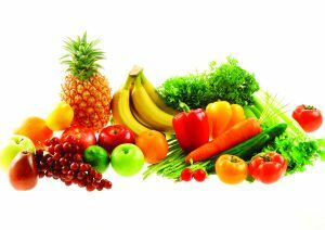 grøntsager og frugter