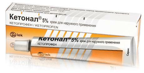 La crème Ketonal® est recommandée pour le traitement du syndrome de la douleur