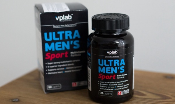 Ultra Mens Sport -vitaminer. Instruktioner, hvordan man tager, anmeldelser
