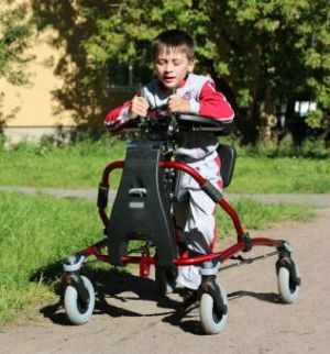 Go-carts for children with cerebral palsy